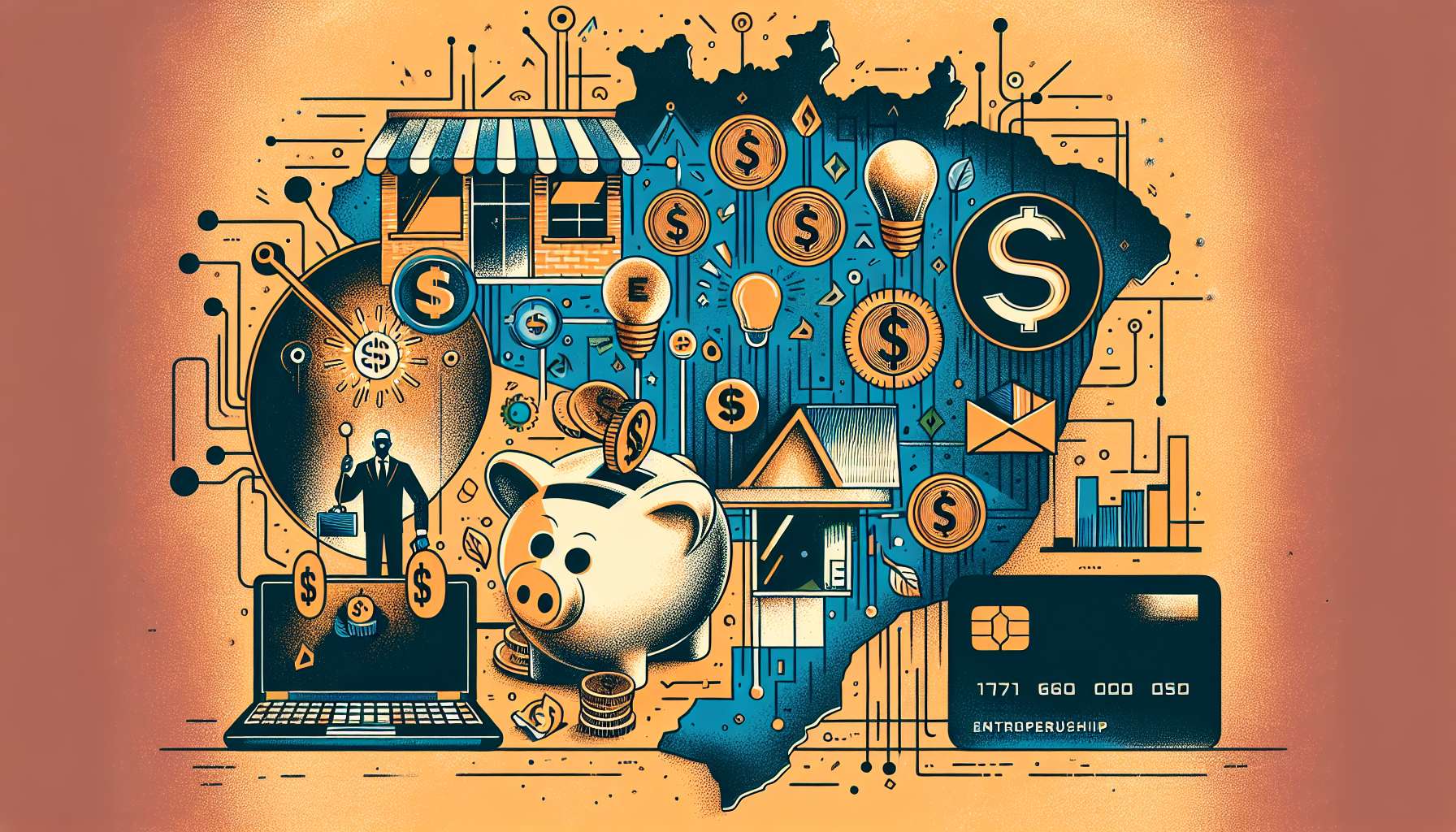Finanças no Brasil: Poupança, Crédito e Empreendedorismo em Foco
