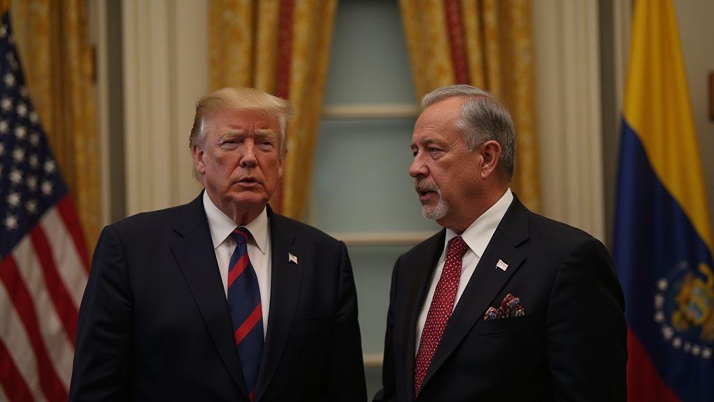 trump-e-petro-se-reunem-na-casa-branca-para-acalmar-tensoes-entre-colombia-e-eua